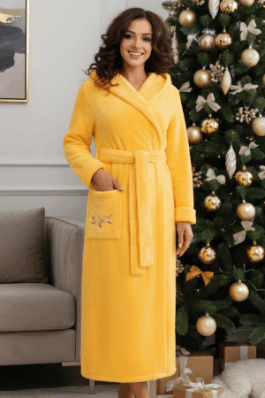Халат женский Уют(46-56) лимонный