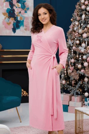 Халат Джованна (46-52) розовый