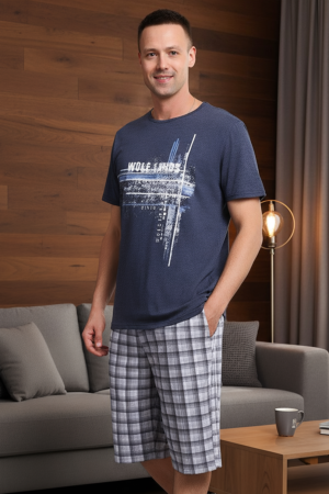 Мужской костюм Элвис (52-54) серый