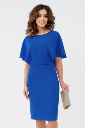 Платье Фрэя (48-56)т.синий